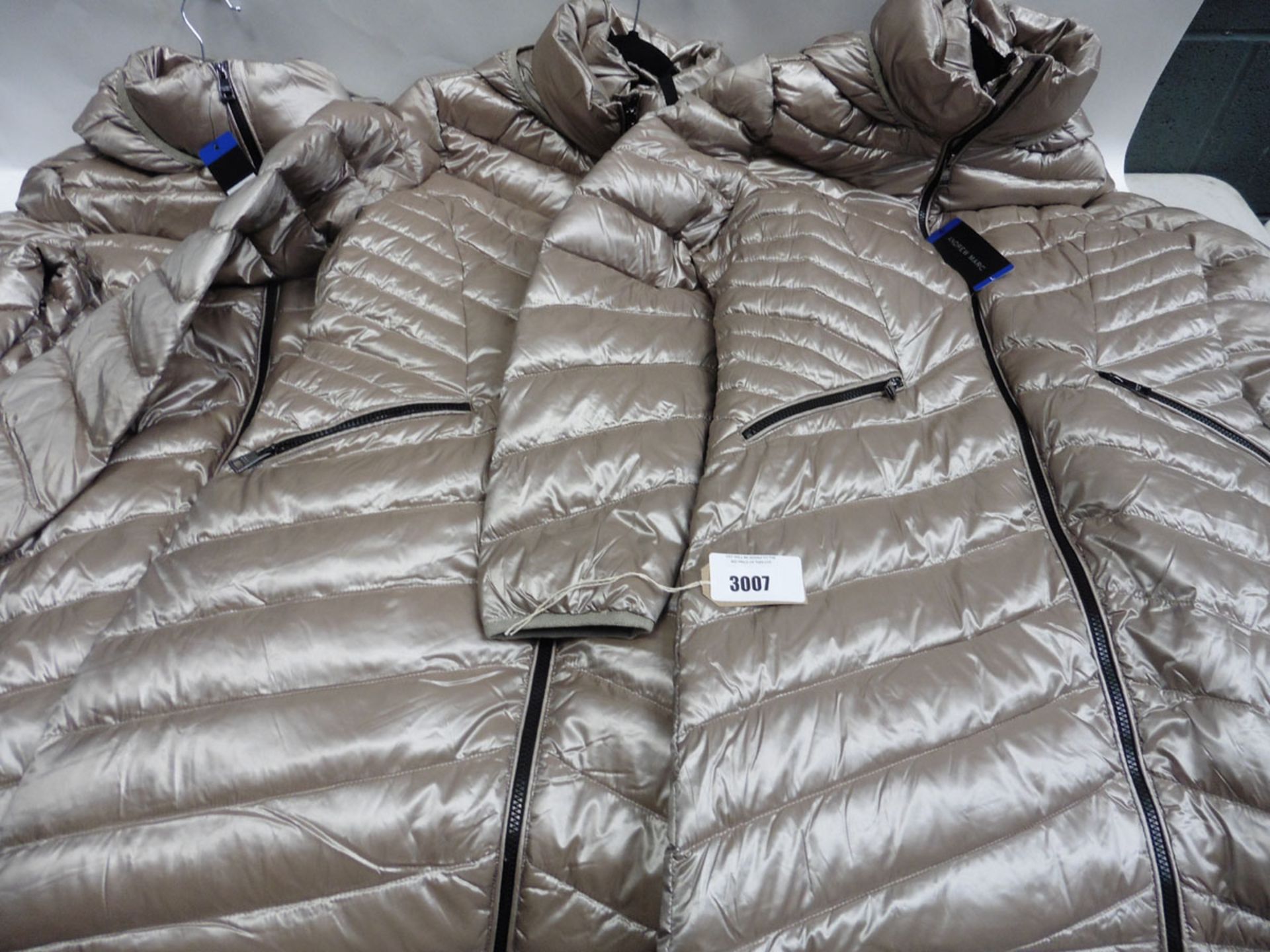 Three ladies full zip hood Andrew Mark coats sizes L