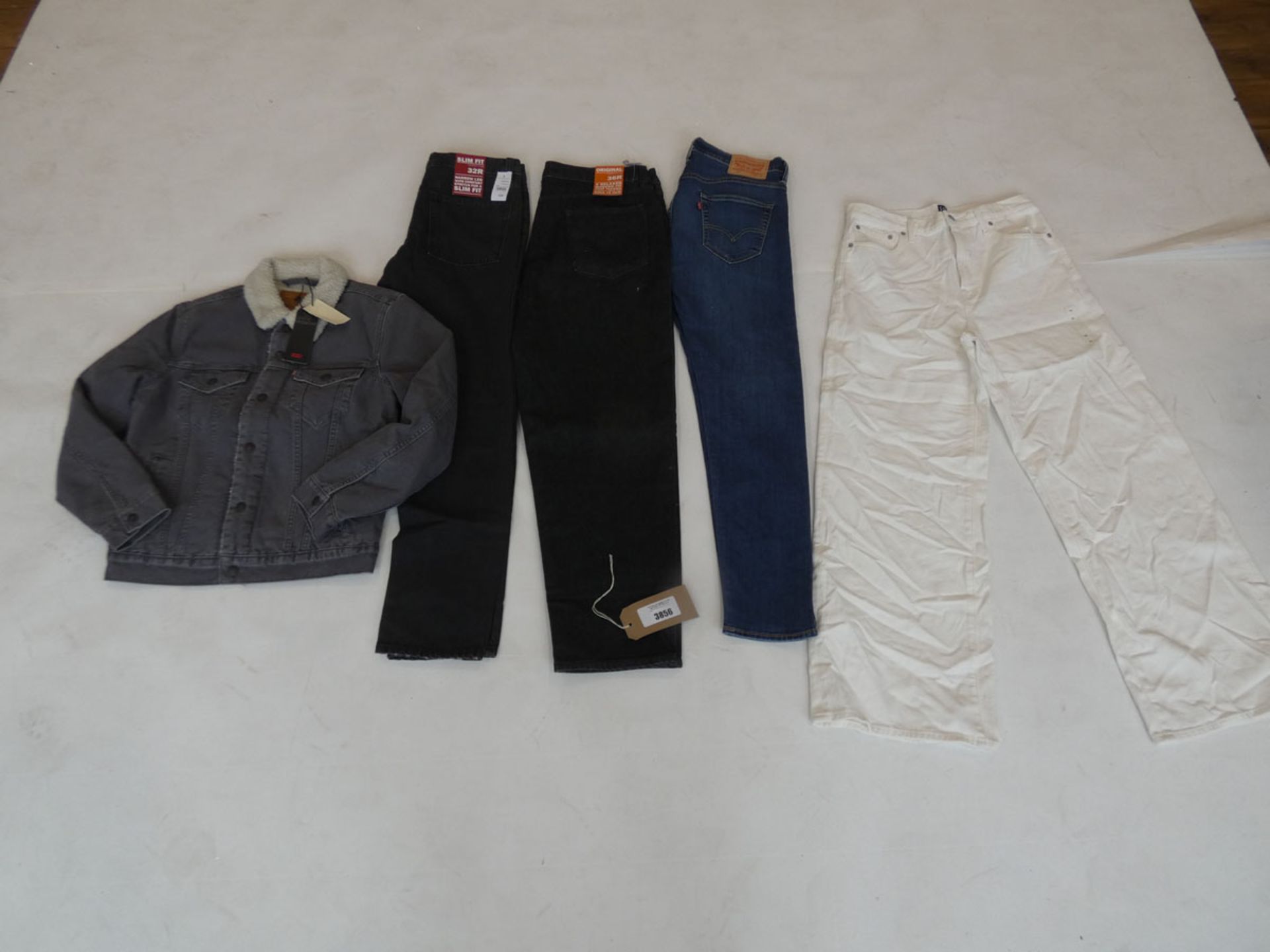 Selection of denim wear to include Red Herring, Levi and GAP - in various sizes