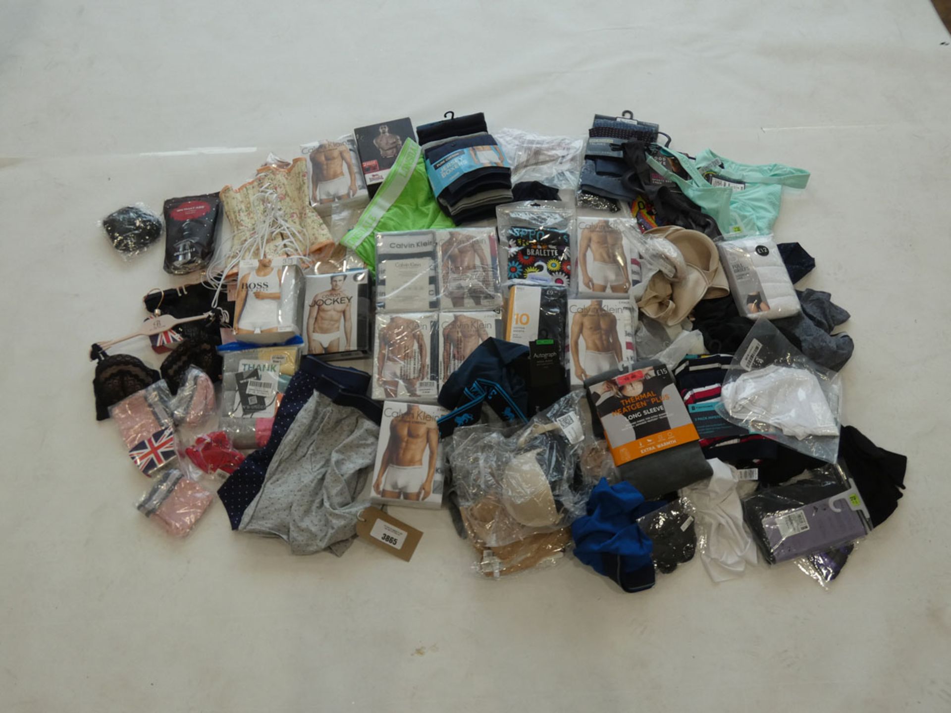Selection of ladies and men's underwear