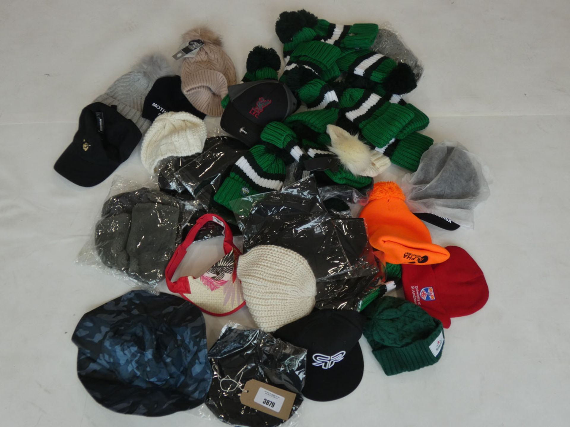 Selection of various ladies and men's hats