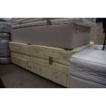 A 4ft divan bed and mattress