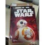 Box containing Star Wars posters