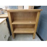Oak dresser top/open front bookcase (159)