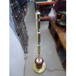 Brass floor lamp