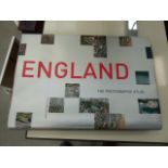 Case containing an England atlas photos from the air