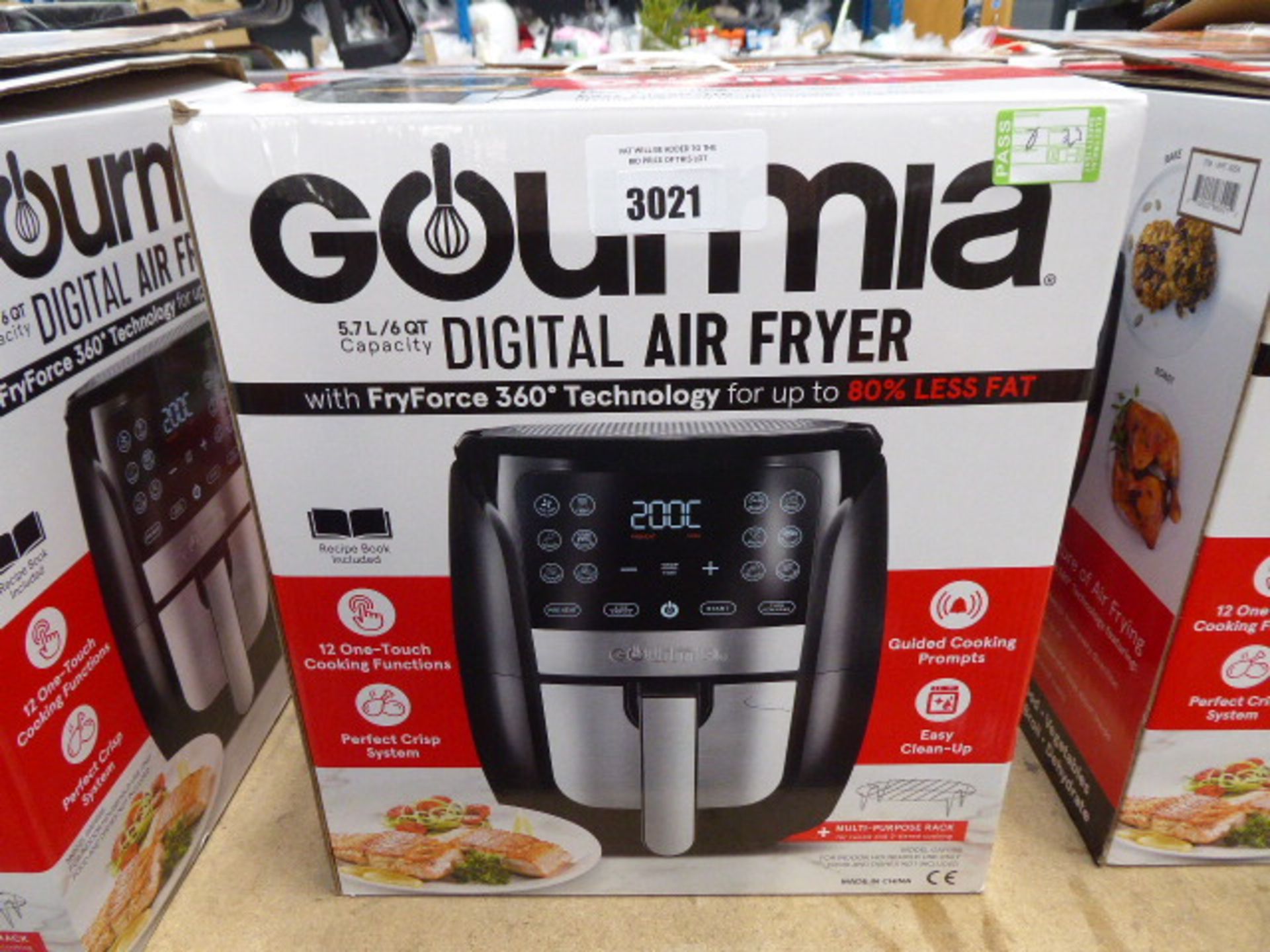 (TN53) Boxed Gourmet 5.7 litre digital air fryer