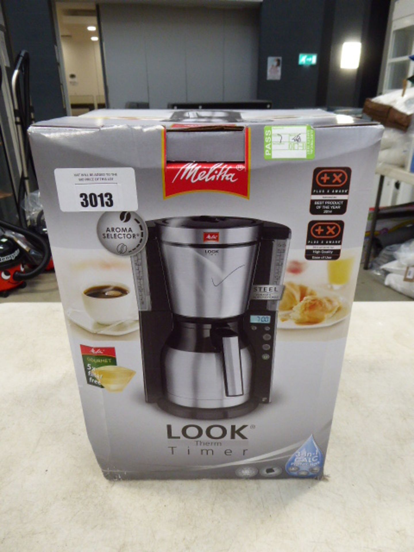 (TN46) Boxed Melitta Look Therm timer coffee machine