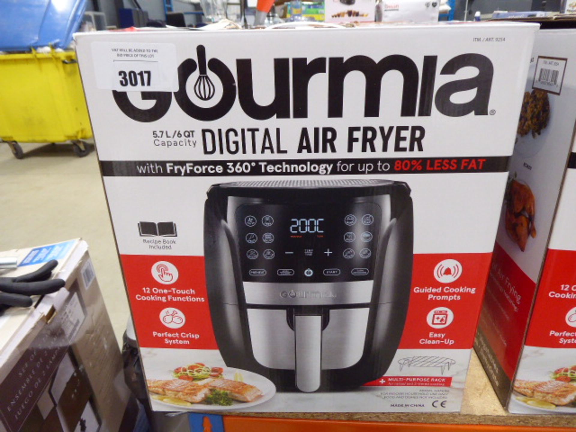 (TN32) Boxed Gourmet 5.7 litre digital air fryer