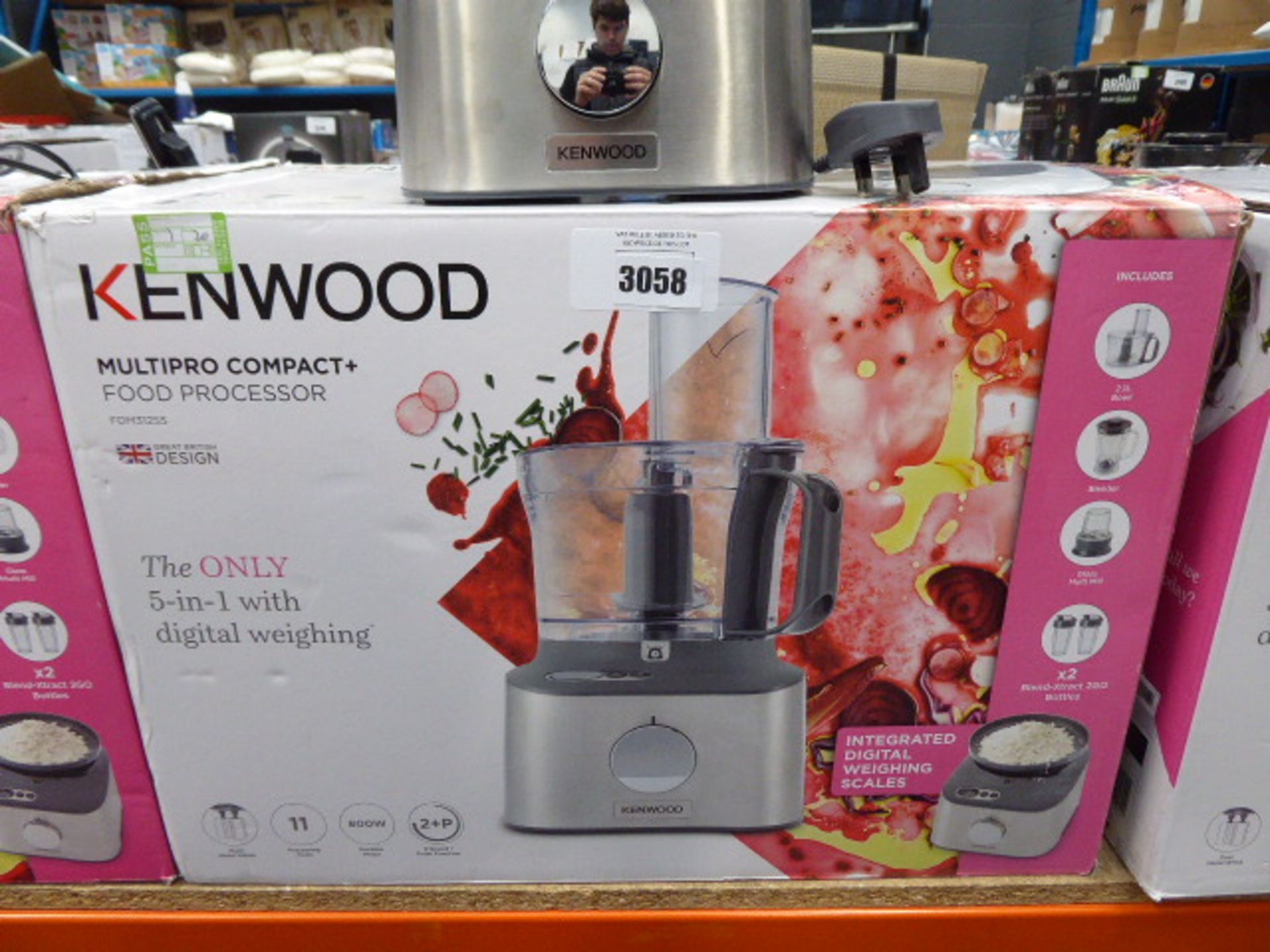 (TN30) Kenwood Multi Pro Compact Plus food processor with box