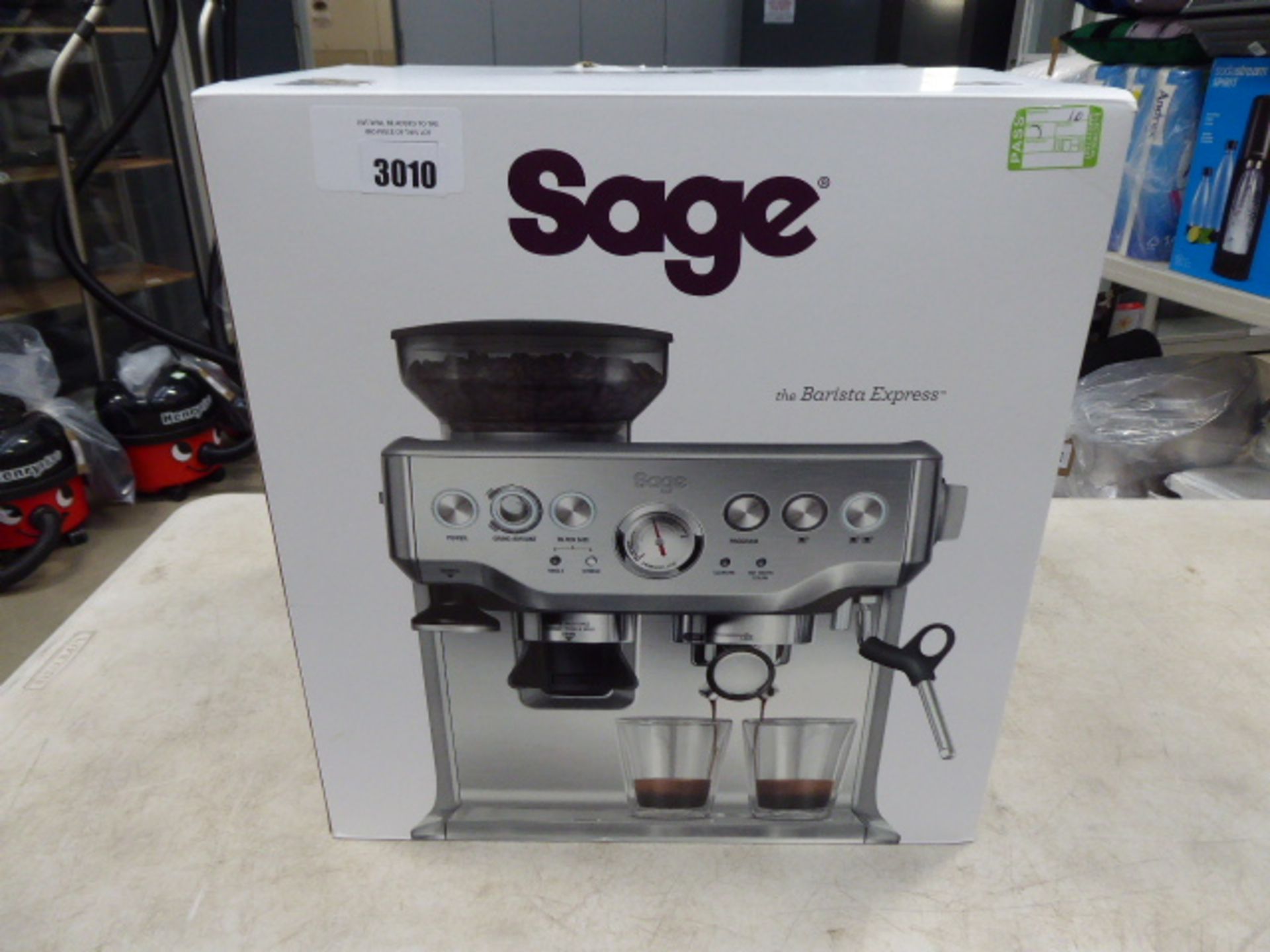 (TN10) Boxed Sage Barista Express coffee machine