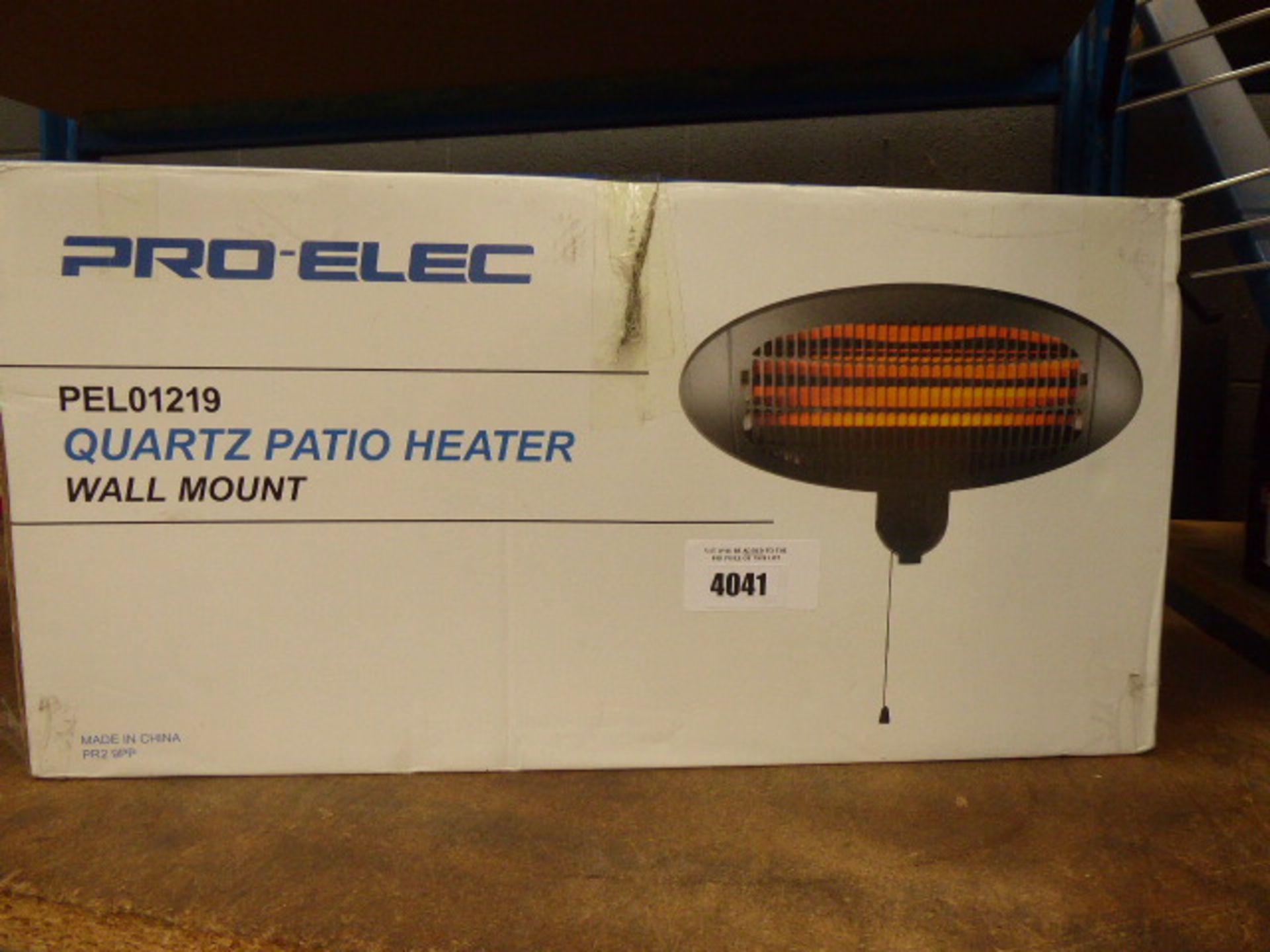 Pro elec boxed quartz patio heater
