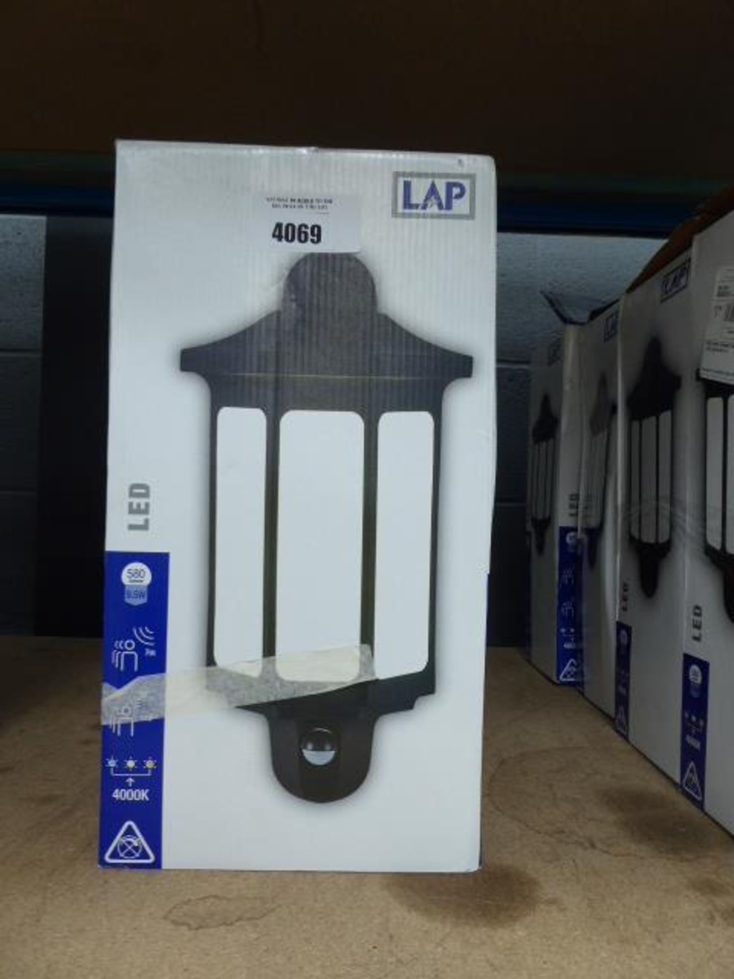 2 Lap LED coach style wall lights