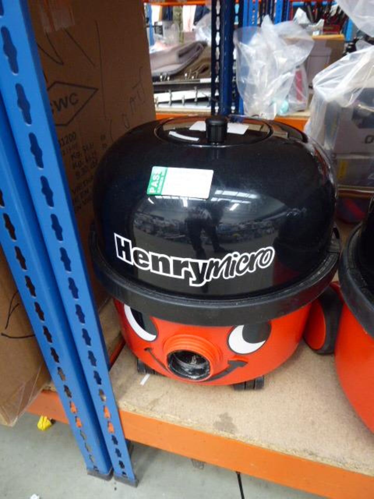 Henry micro vacuum cleaner with pole plus small bag of accessories (missing pipes and poles)