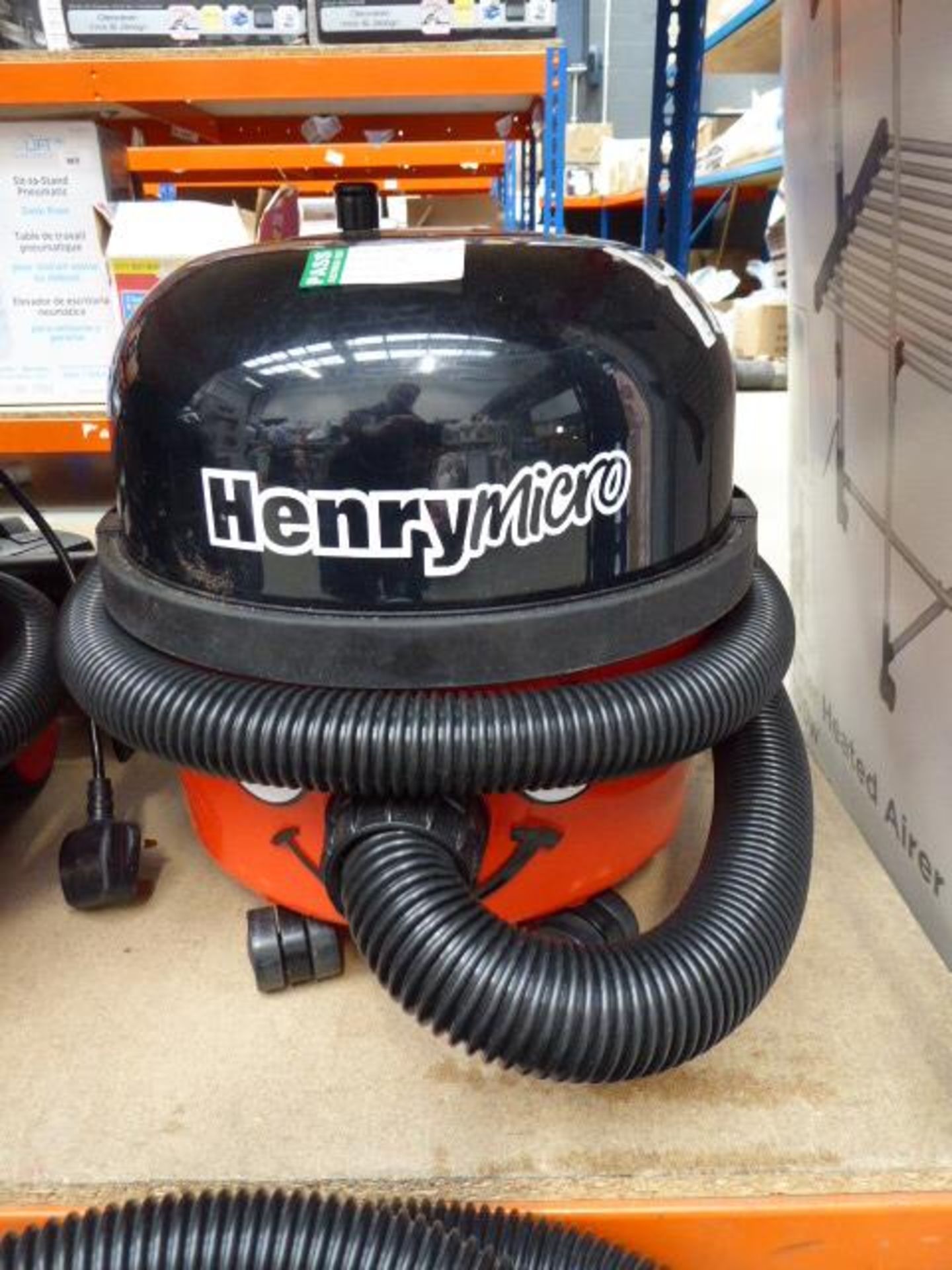 (TN80) Henry micro vacuum cleaner with pole plus small bag of accessories