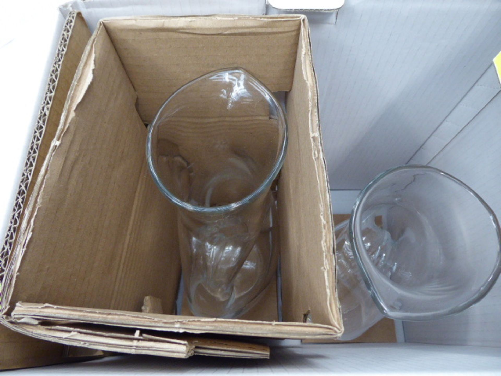 3111 - 2 boxed wine glass carafe sets - Image 2 of 3