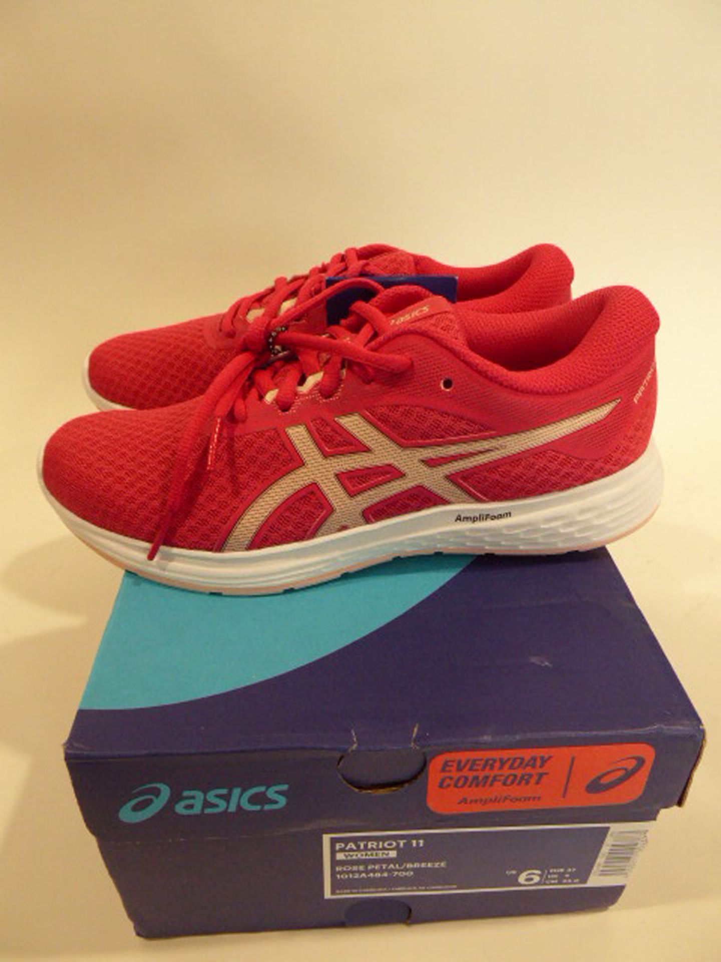 Asics Patriot 11 womens trainers size 4 and a pair of Asics Netburner Ballistic FF trainers size 5 - Image 3 of 5