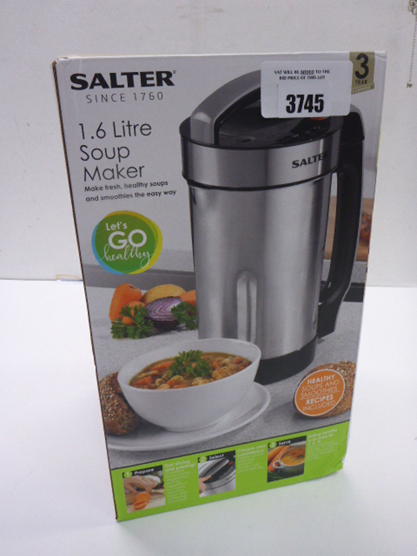 Salter digital control 1.6L soup maker