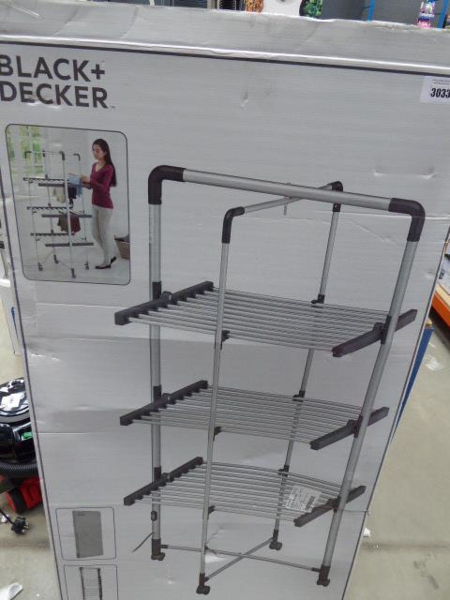 Black & Decker 3 tier heated airer with box