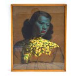 After Vladimir Tretchikoff (1913-2006), 'Chinese Girl', lithographic print,