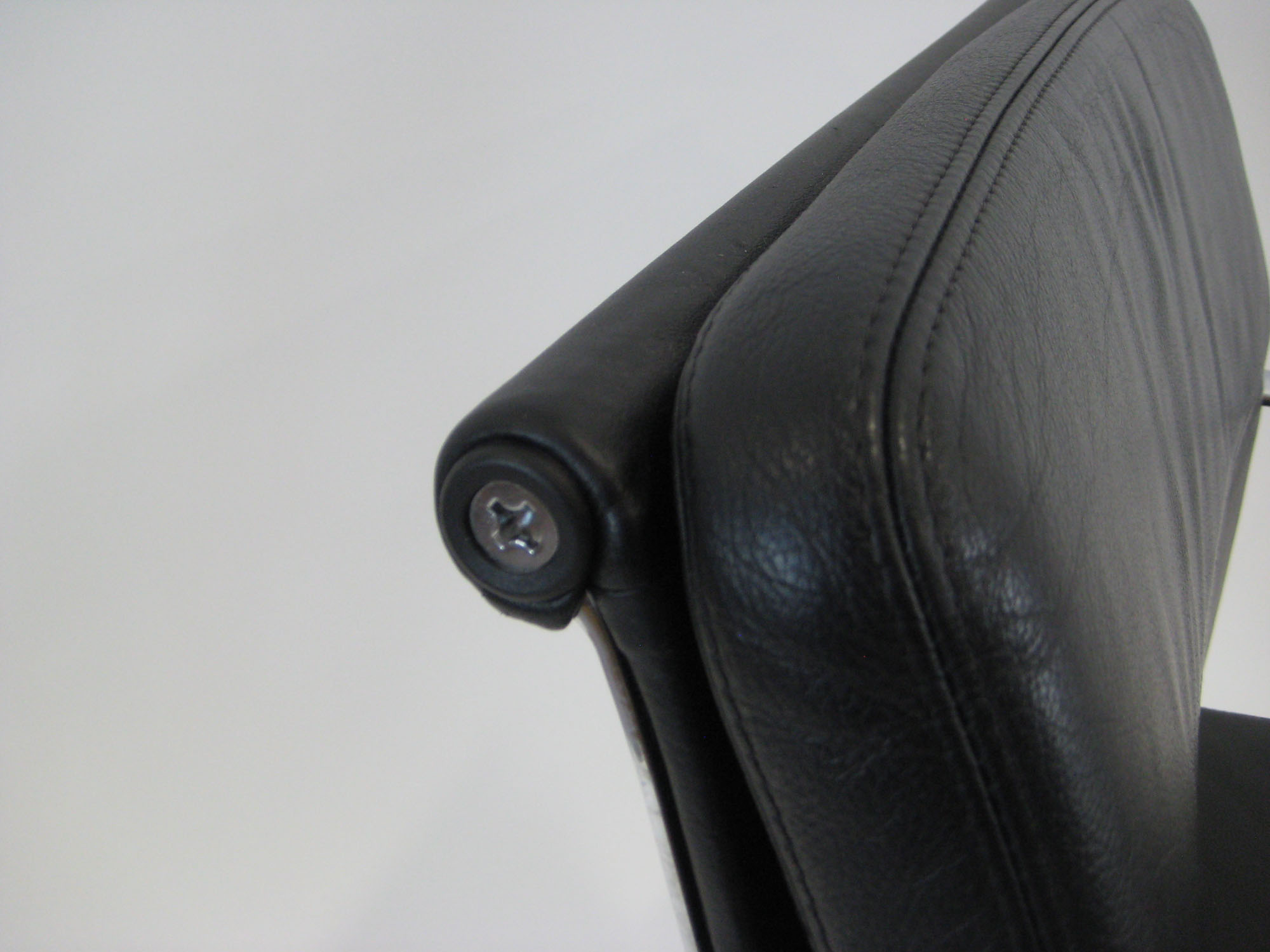 Charles and Ray Eames for Vitra, a 'Softpad'/'Soft Pad' desk chair with black leather seats, - Image 4 of 25