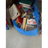 Bag containing a quantity of children's books, reference books and novels