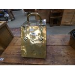 Brass Arts & Crafts style coal scuttle