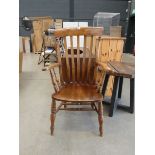 5171 - Elm seated and beech armchair