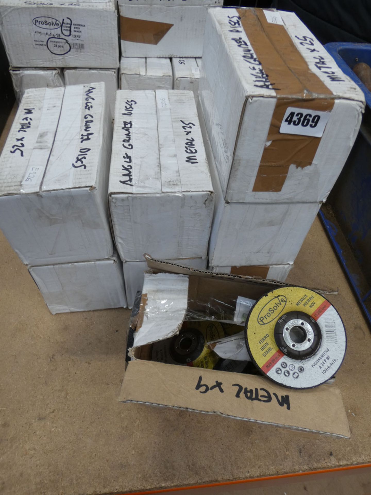 8 boxes of metal angle grinder grinding discs