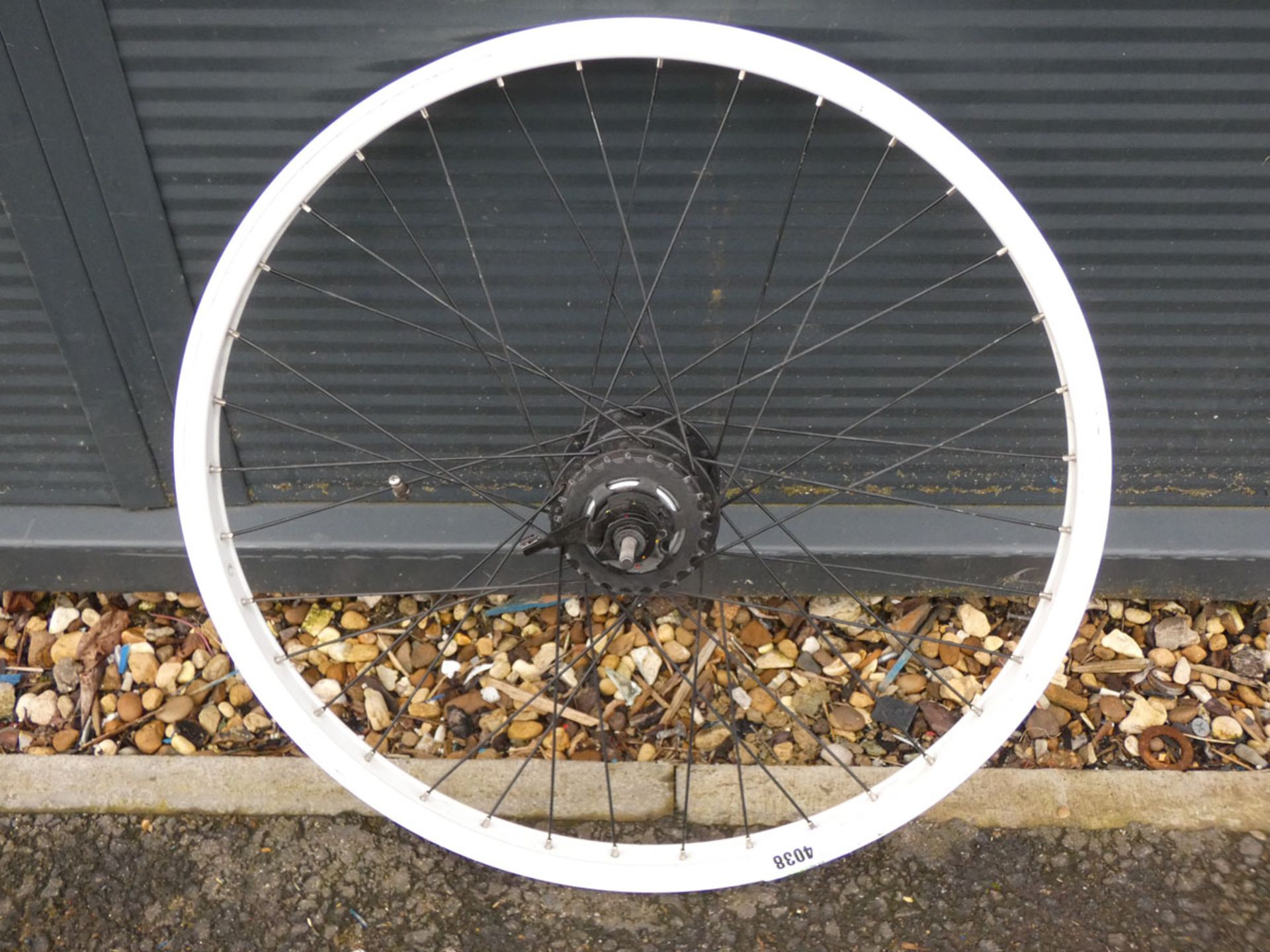 4029 Rear bicycle wheel