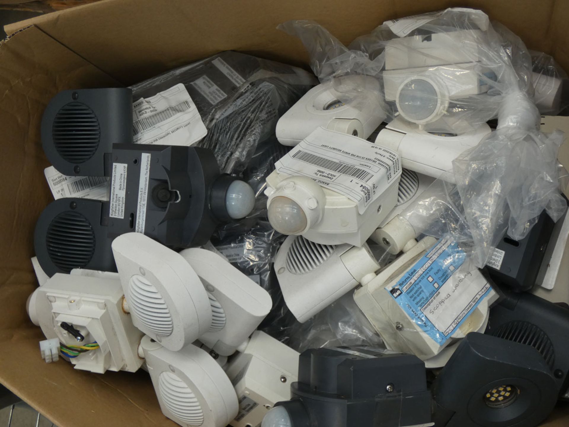 Box of Twin security lights