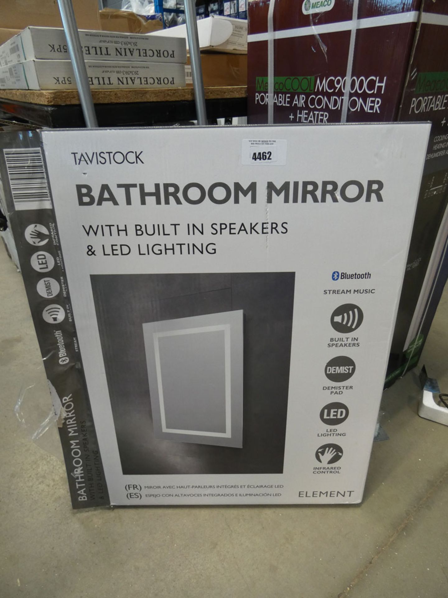 Boxed Tavistock bathroom mirror no cracks