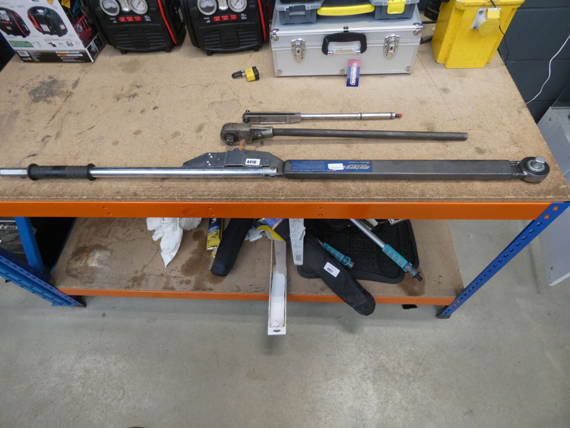 Sykes-Pickavant large torque wrench and 2 other wrenches