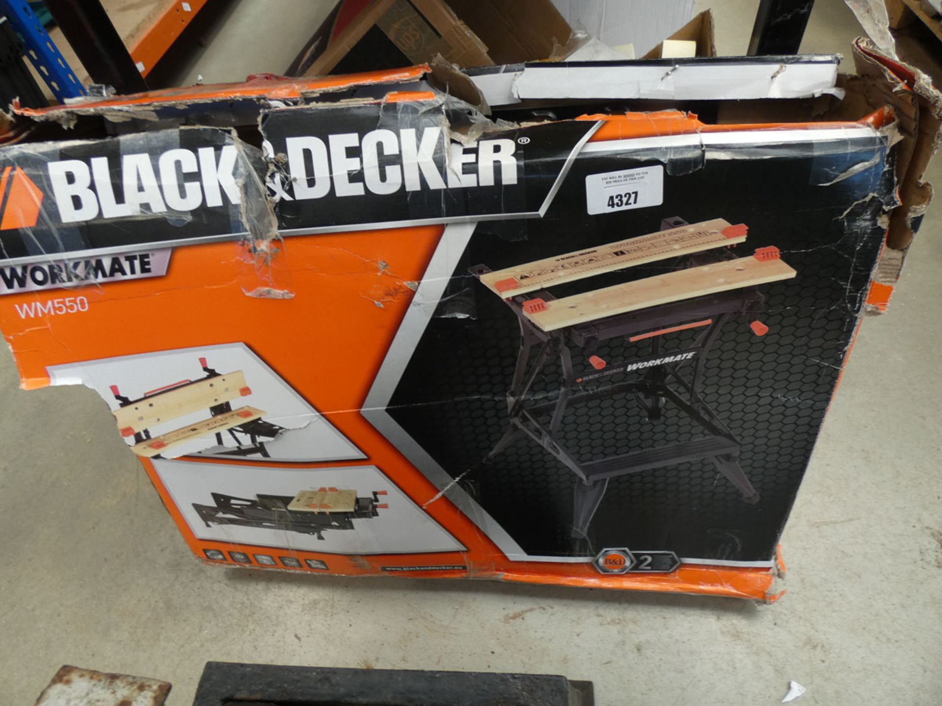 Boxed Black & Decker workmate