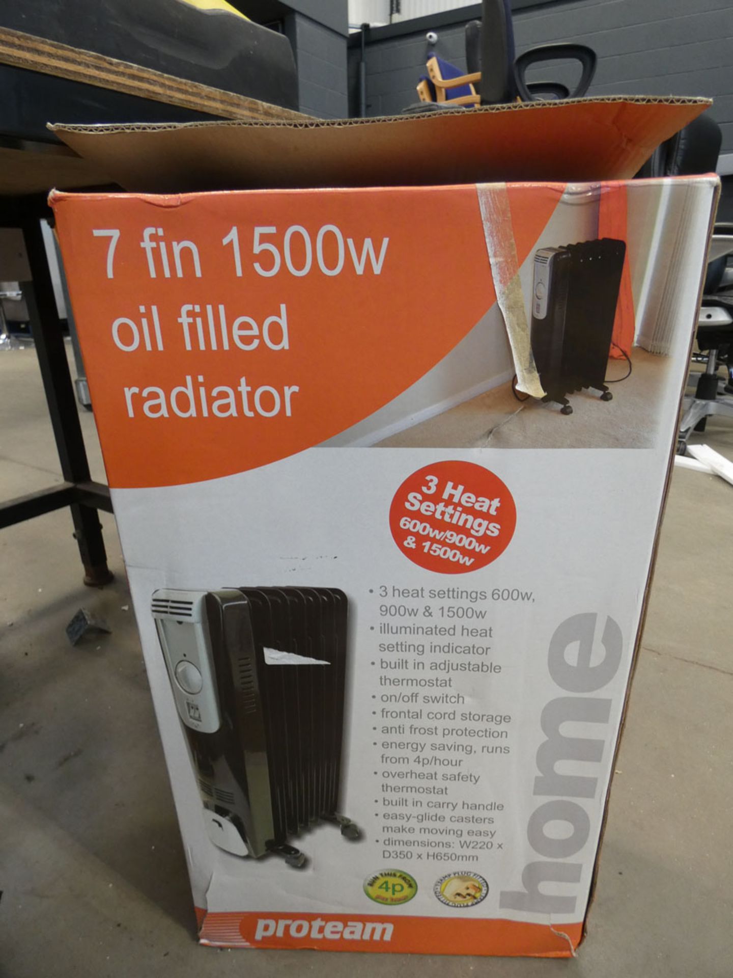 Oil filled radiator (boxed)