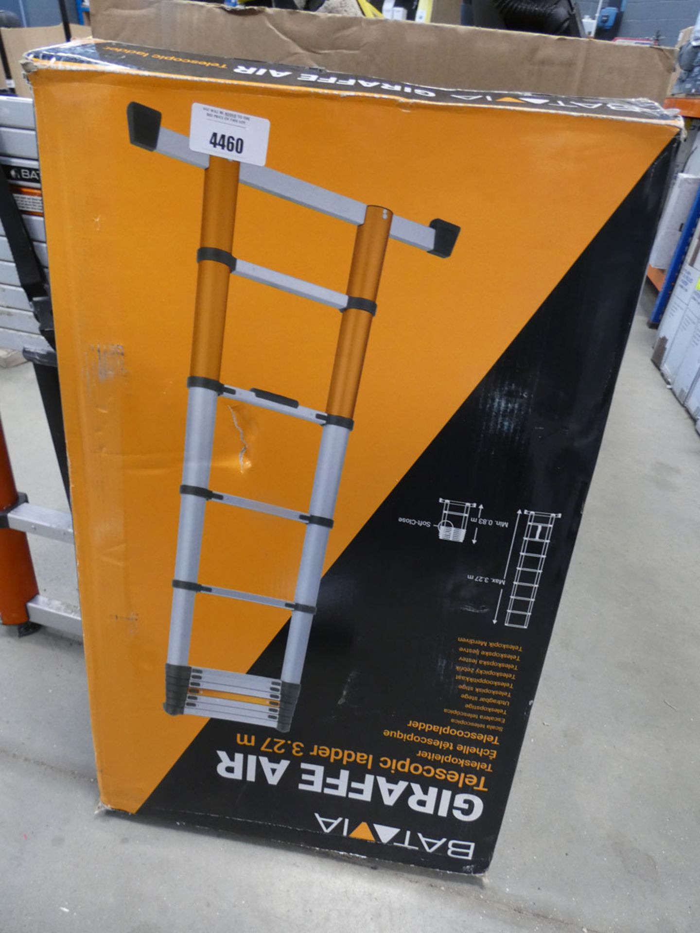 Batavia boxed telescopic ladder