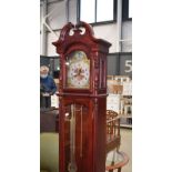 5261 Modern long case weight driven clock