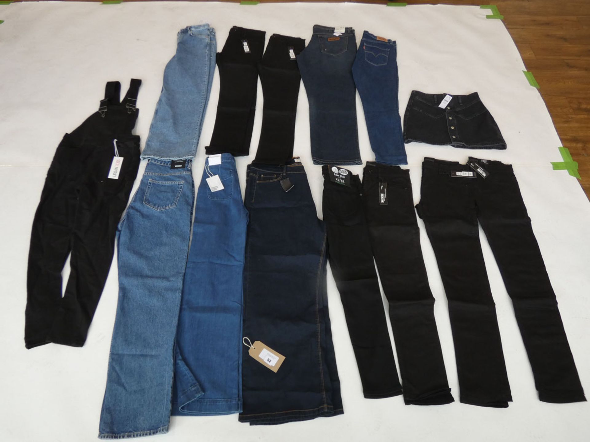 Selection of denim wear to include Atlier & Other stories, Levi, G72 Denim, etc (quantity of 13