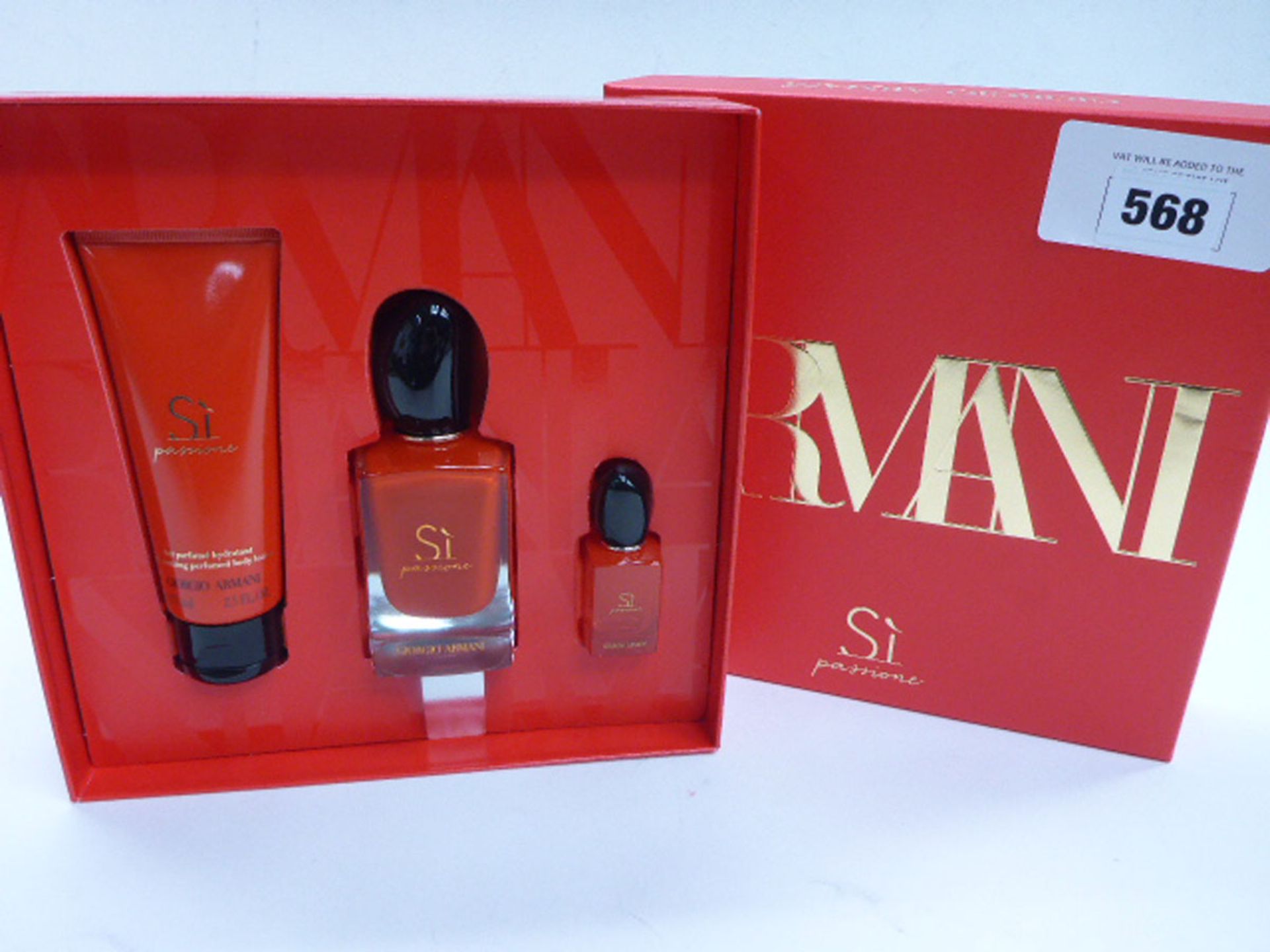 Armani Si Passione eau de parfum and body lotion gift box set
