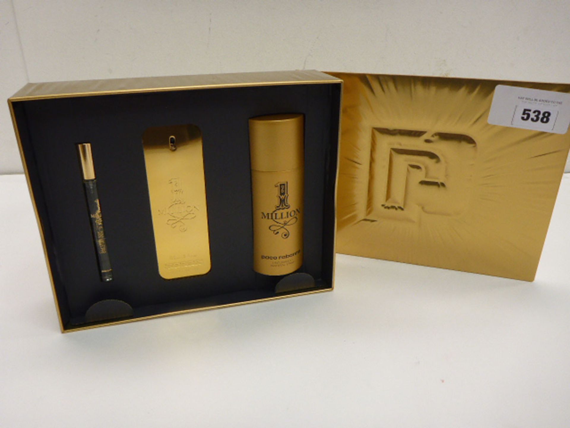 Paco Rabanne 1 Million eau de toilette and deodorant gift box set