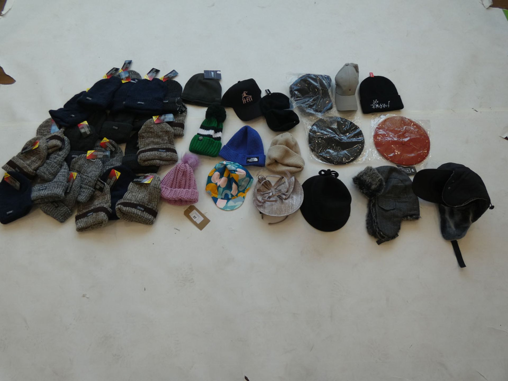 Selection of mixed style hats