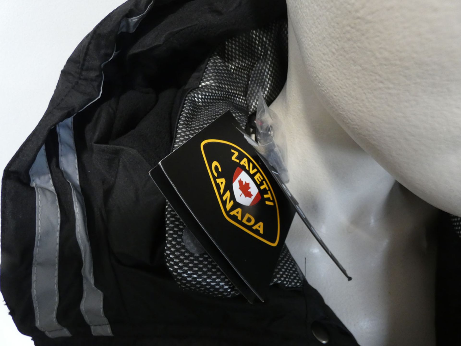 Zavetti Canada rovenzi ripstop puffer jacket in black size XS - Image 4 of 5