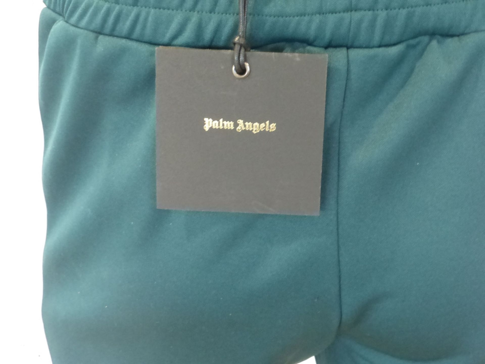 Palm Angels men's logo joggers in green size M - Image 3 of 3