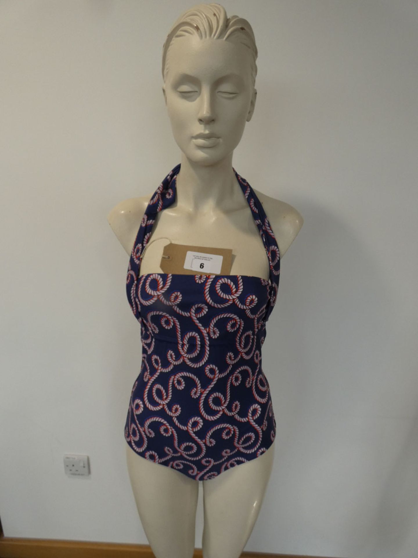 Hesper Fox clementine swimsuit in navy rope size 8-10