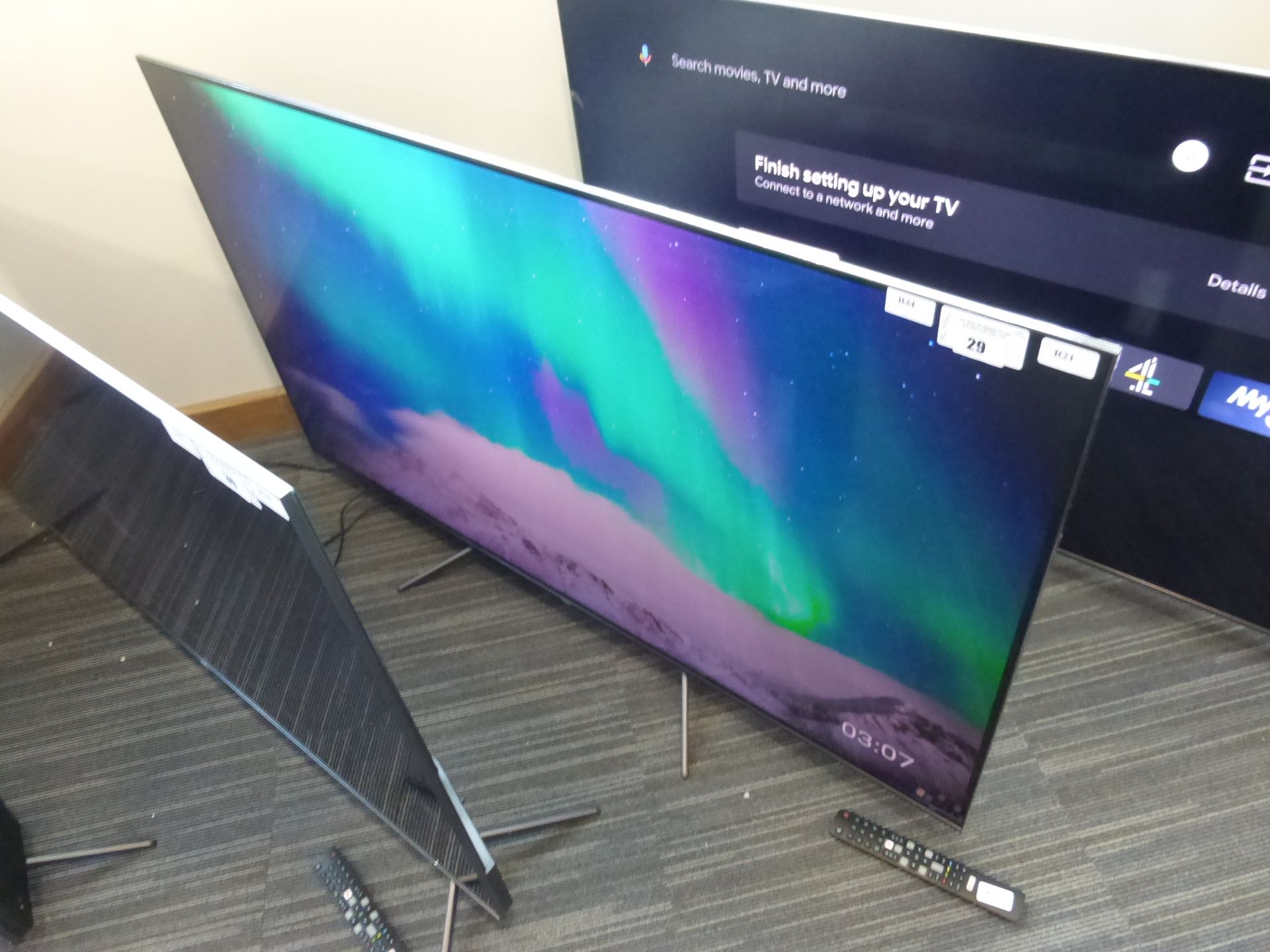 TCL 55'' 4K TV Model: 55C715K, includes remote (R21) and box (B44) Screen has no visible damage,