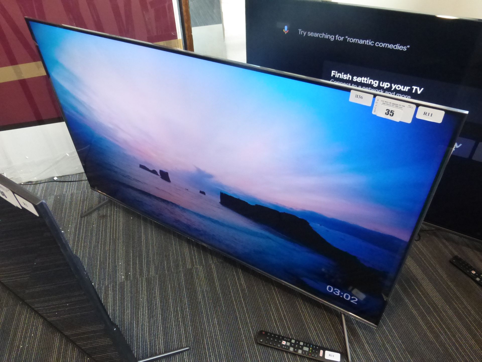 TCL 50'' 4K TV Model: 50C715K, includes remote (R11) and box (B36) Screen has no visible damage,