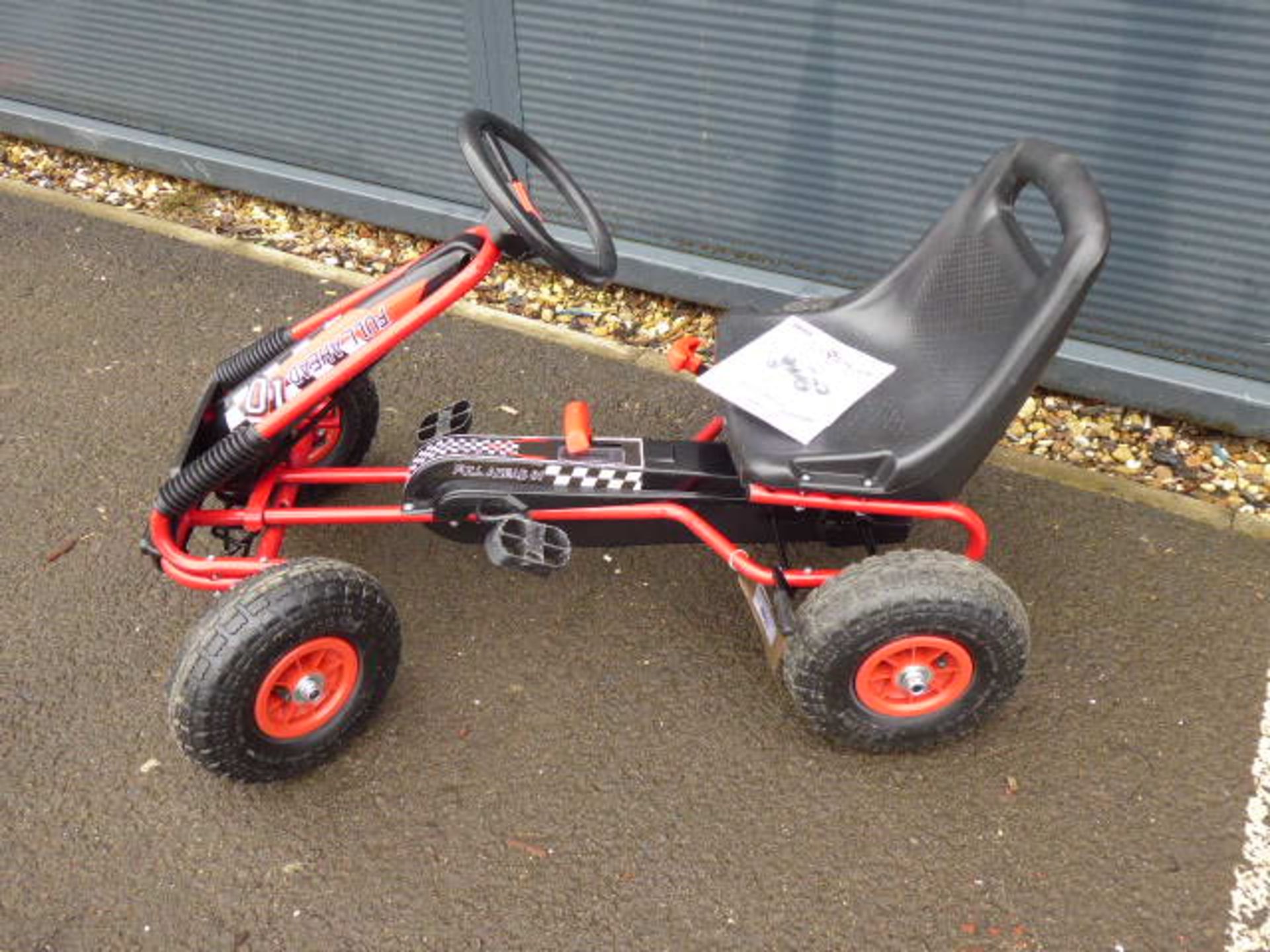 4 wheel pedal child's go kart