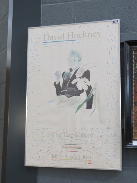 (8) David Hockey gallery print