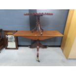 2 Victorian tripod tables