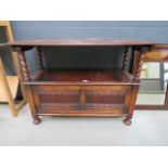 Oak monks bench