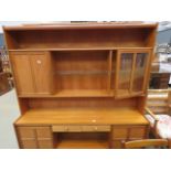 Teak wall unit